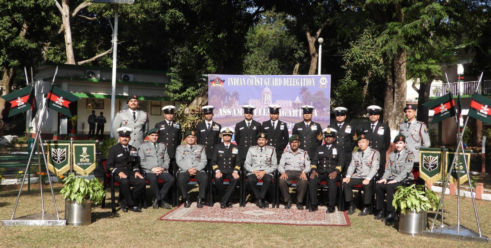 ICG delegation visits Assam Rifles after ICGS ‘Amulya’ joins the fleet