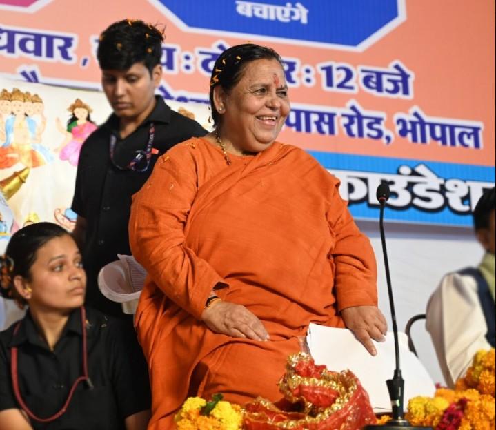 Former MP CM Uma Bharti proposes to give one cow to each 'Ladli Behna' scheme beneficiary