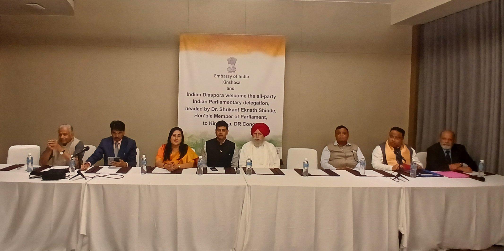 Op Sindoor Outreach: Shrikant Shinde led delegation interacts with diaspora in Congo, highlights anti-terror stand