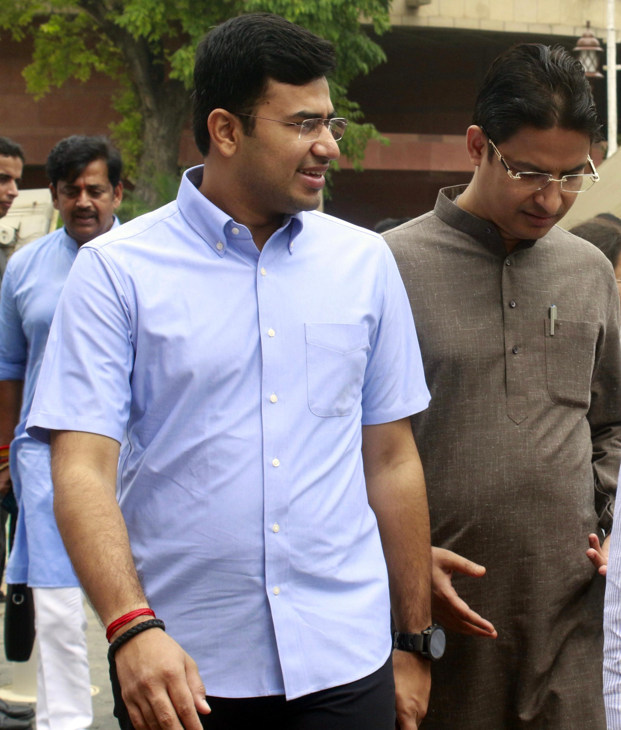 Tunnel project row: BJP MP Tejasvi Surya challenges Dy CM Shivakumar to public debate