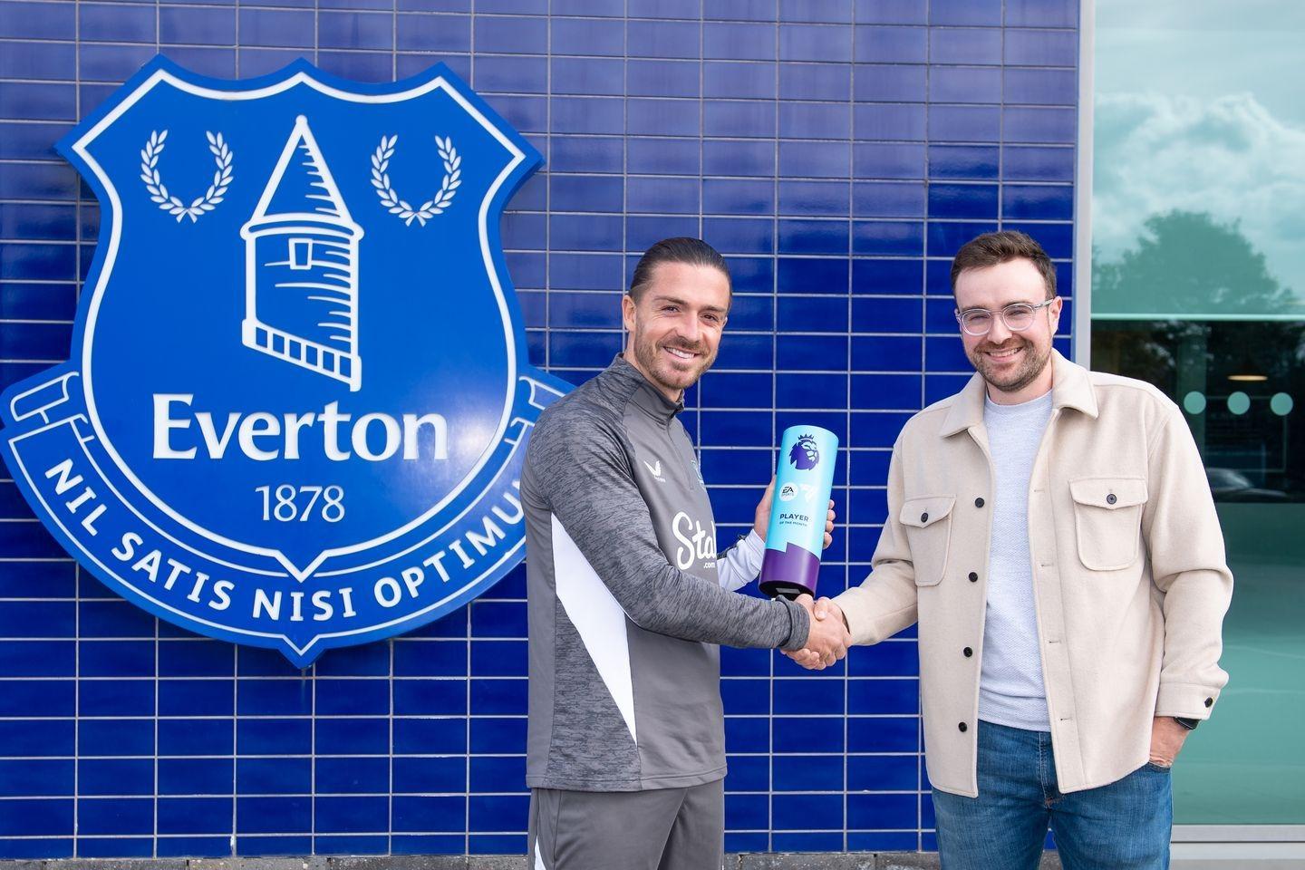 Jack Grealish named PL Player of the Month for August