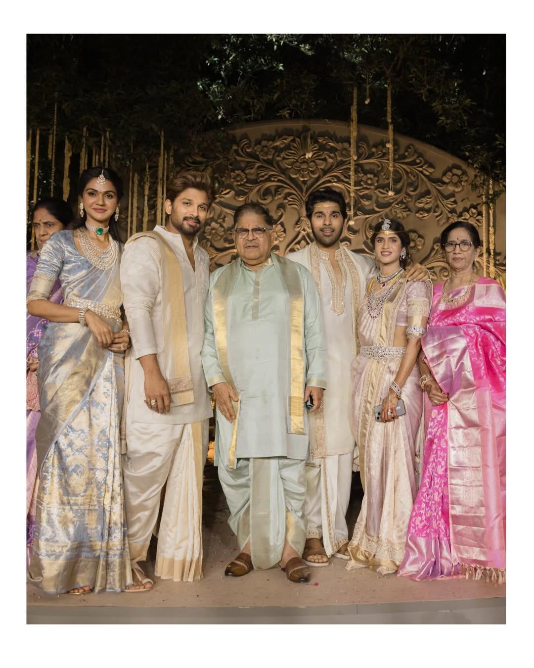 Allu Arjun says 'Welcome to the Allu family' to his new sister-in-law Nayanika Reddy