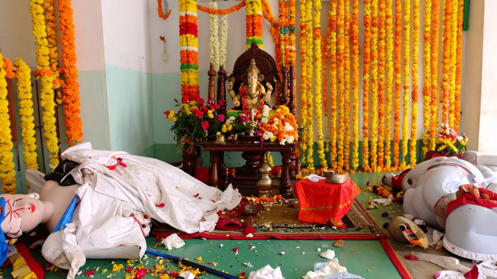 TN: Idols vandalised at two temples in Coimbatore; police launch probe