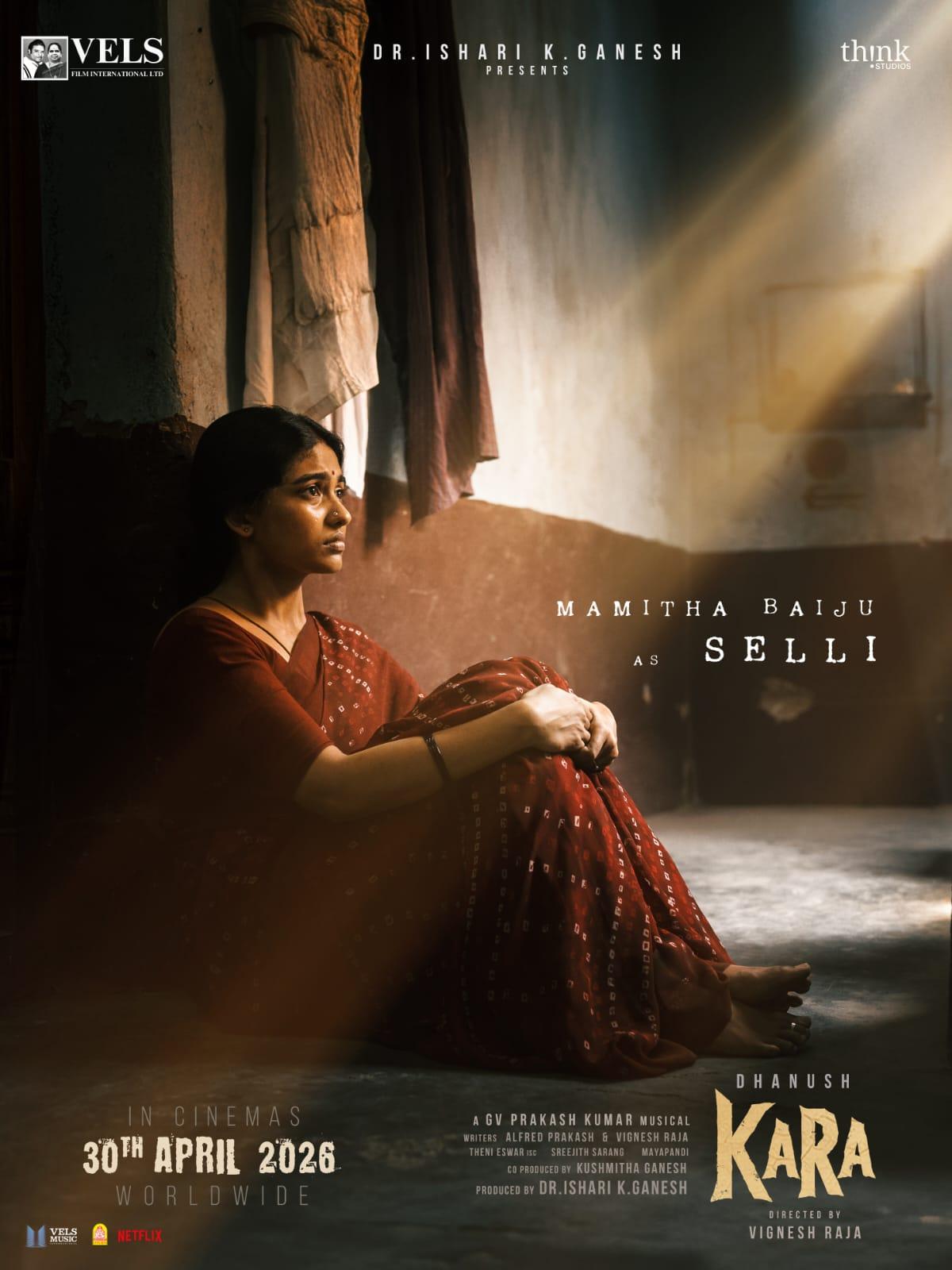 Mamitha Baiju plays Selli in Dhanush-starrer 'Kara'!