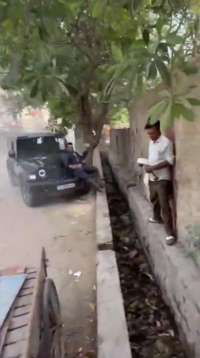 Noida man rammed by SUV after social media spat, shocking video surfaces