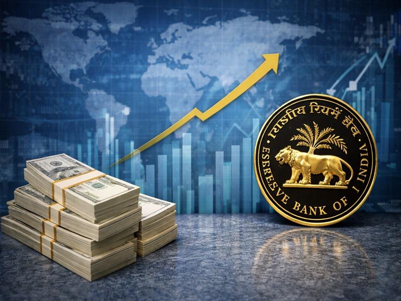 India's forex reserves rise by $3.2 billion to $696.6 billion