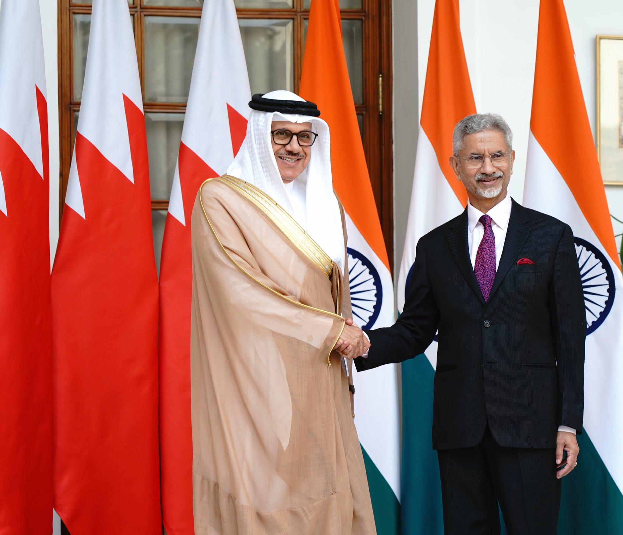 EAM Jaishankar, counterpart from Bahrain review progress in bilateral ties