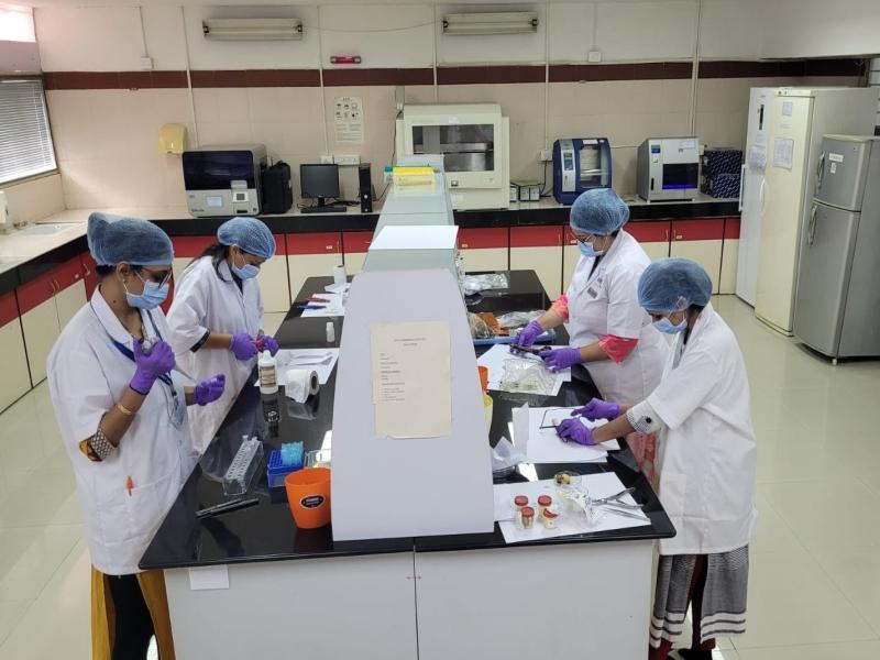 Gujarat minister lauds forensic experts working overtime for DNA testing of plane crash victims