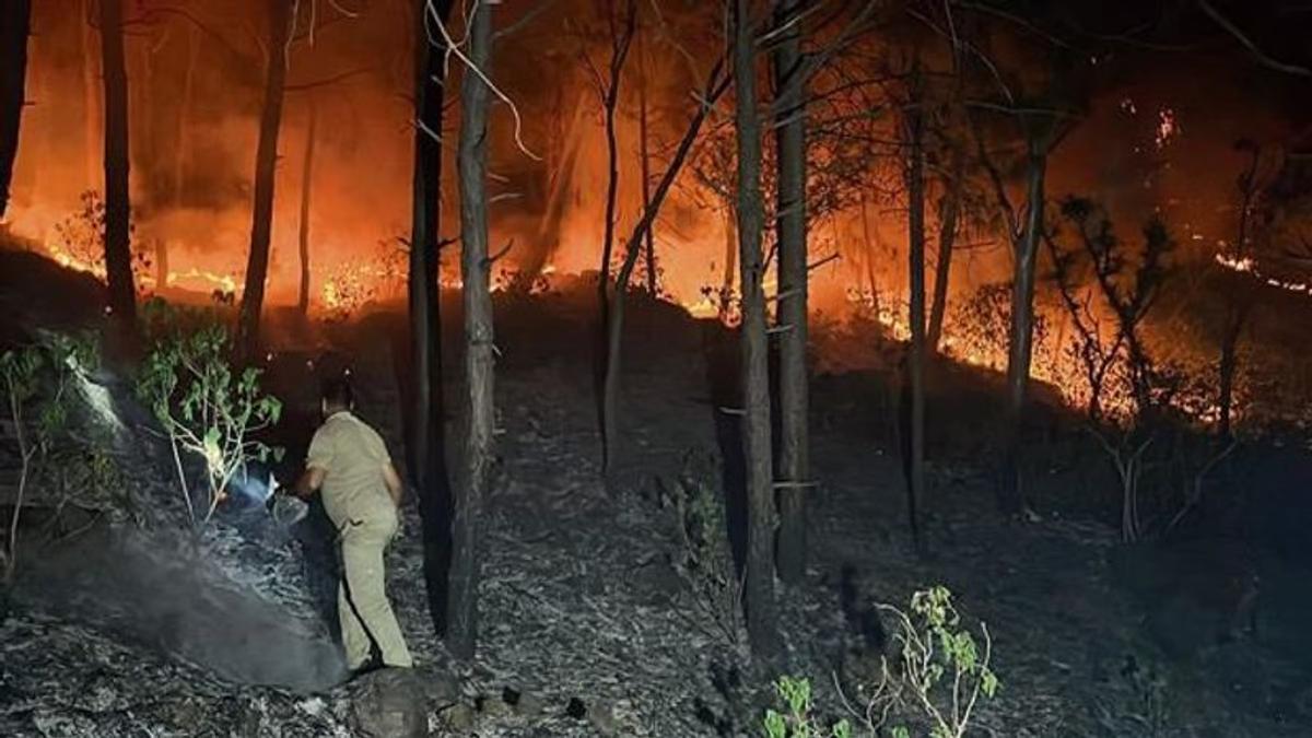 Massive Fire Breaks Out in Udhampur