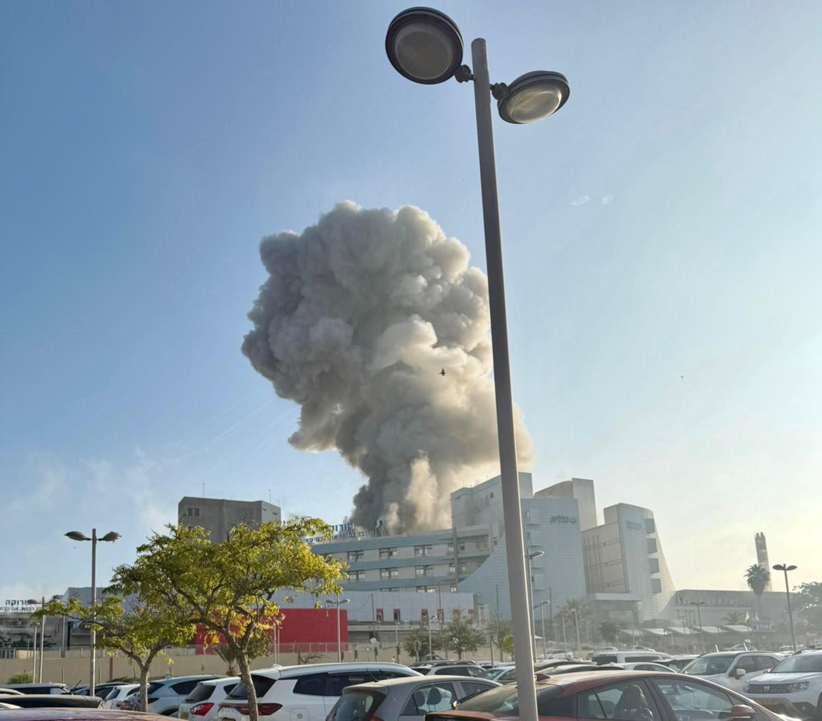 Iran ballistic missile hits hospital in Israel, dozens injured