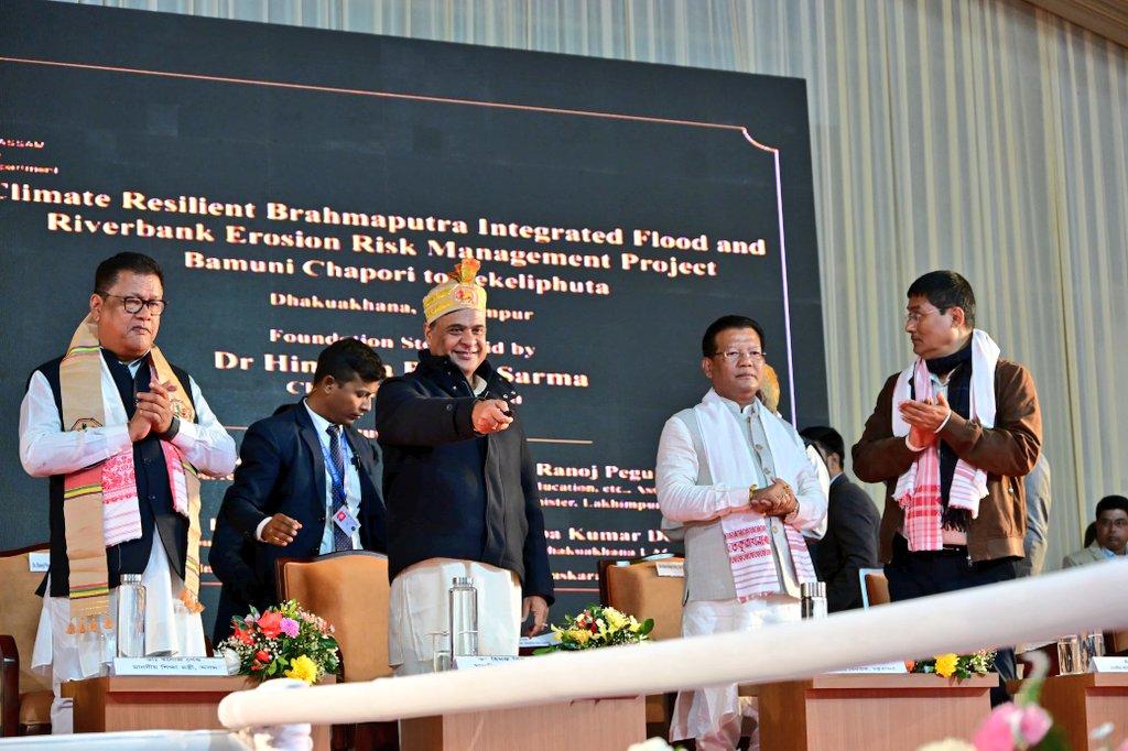 Assam CM lays foundation stone of several projects worth Rs 272 crore