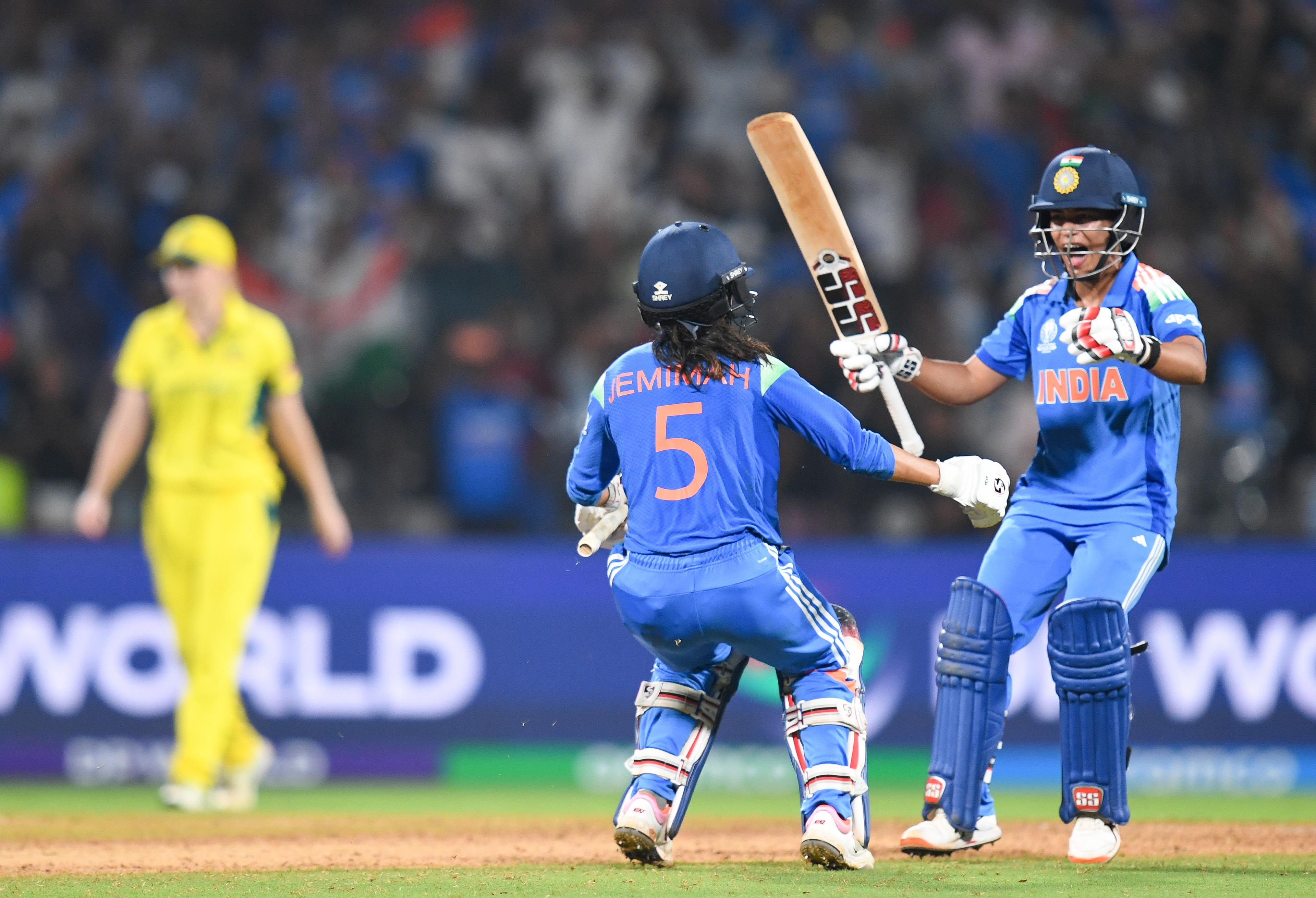 Women's World Cup: Jemimah ton helps India beat Australia to reach final (Ld)