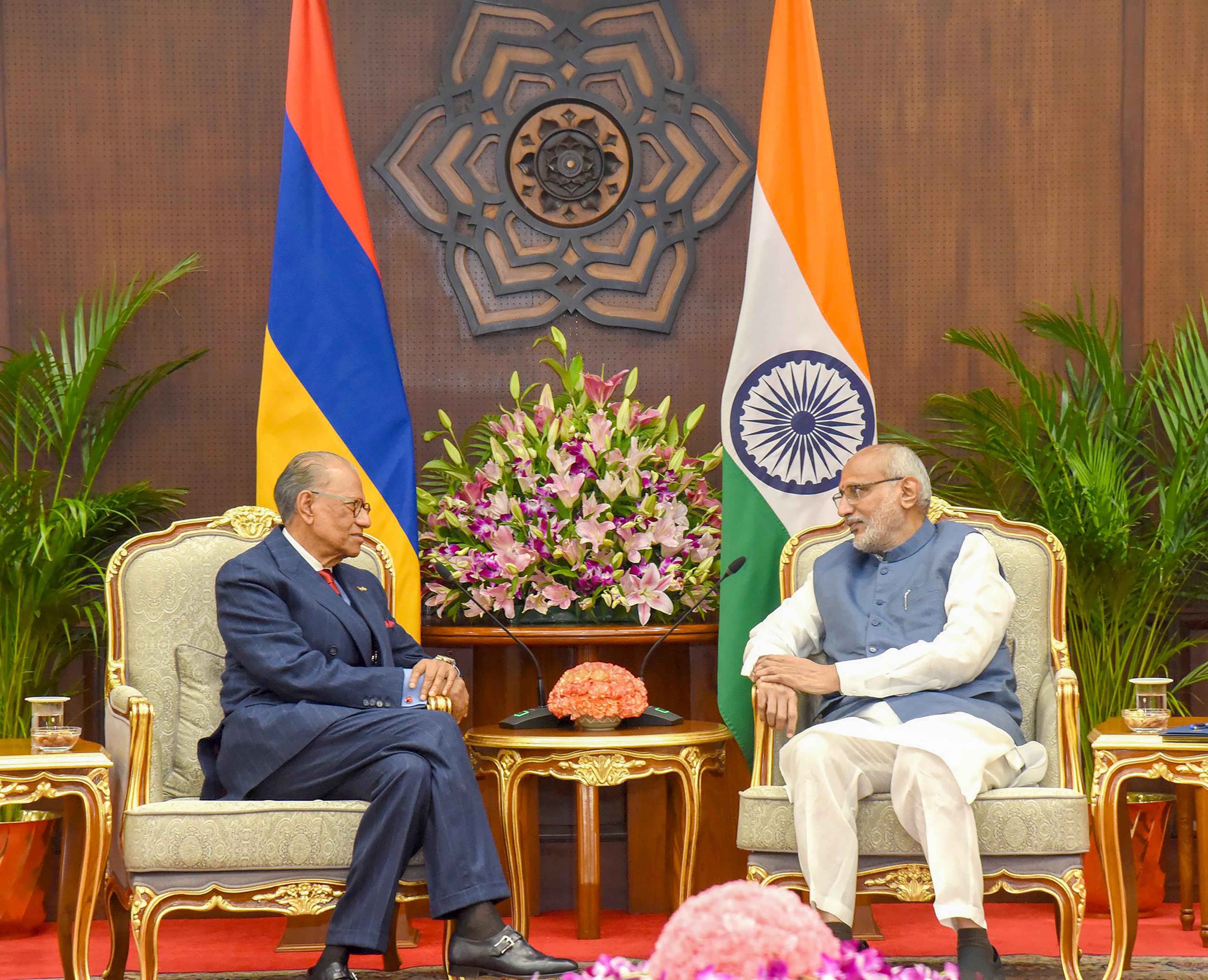 PM Modi and Mauritian counterpart Ramgoolam discuss progress in bilateral ties ahead of AI Summit