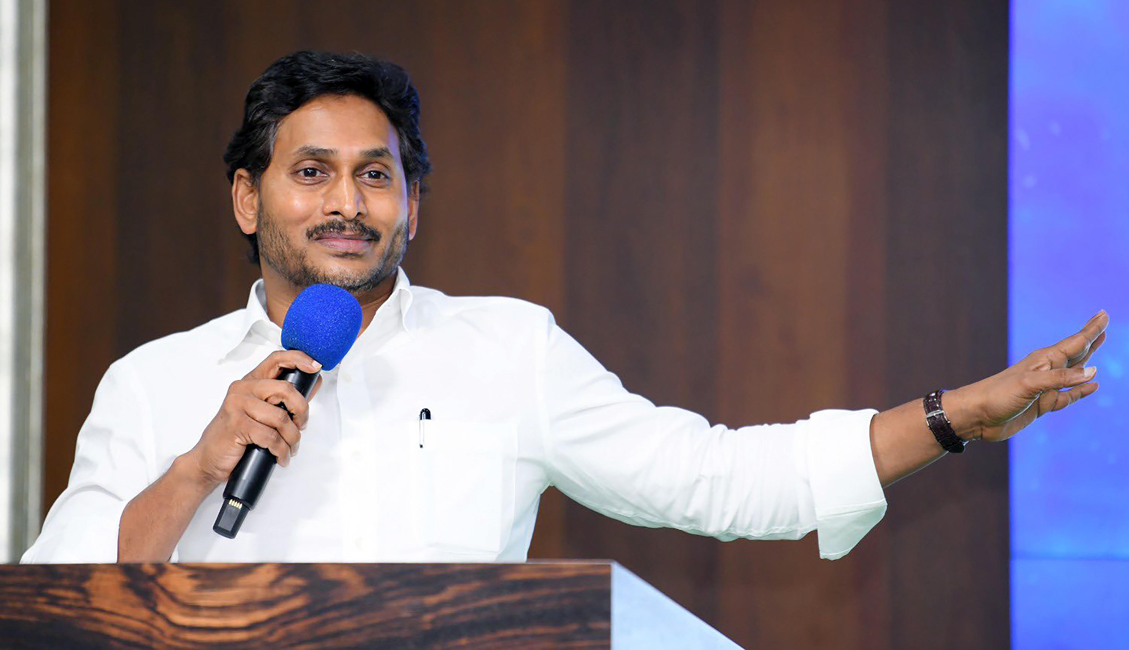 Jagan accuses Naidu government of cancelling house site pattas of poor