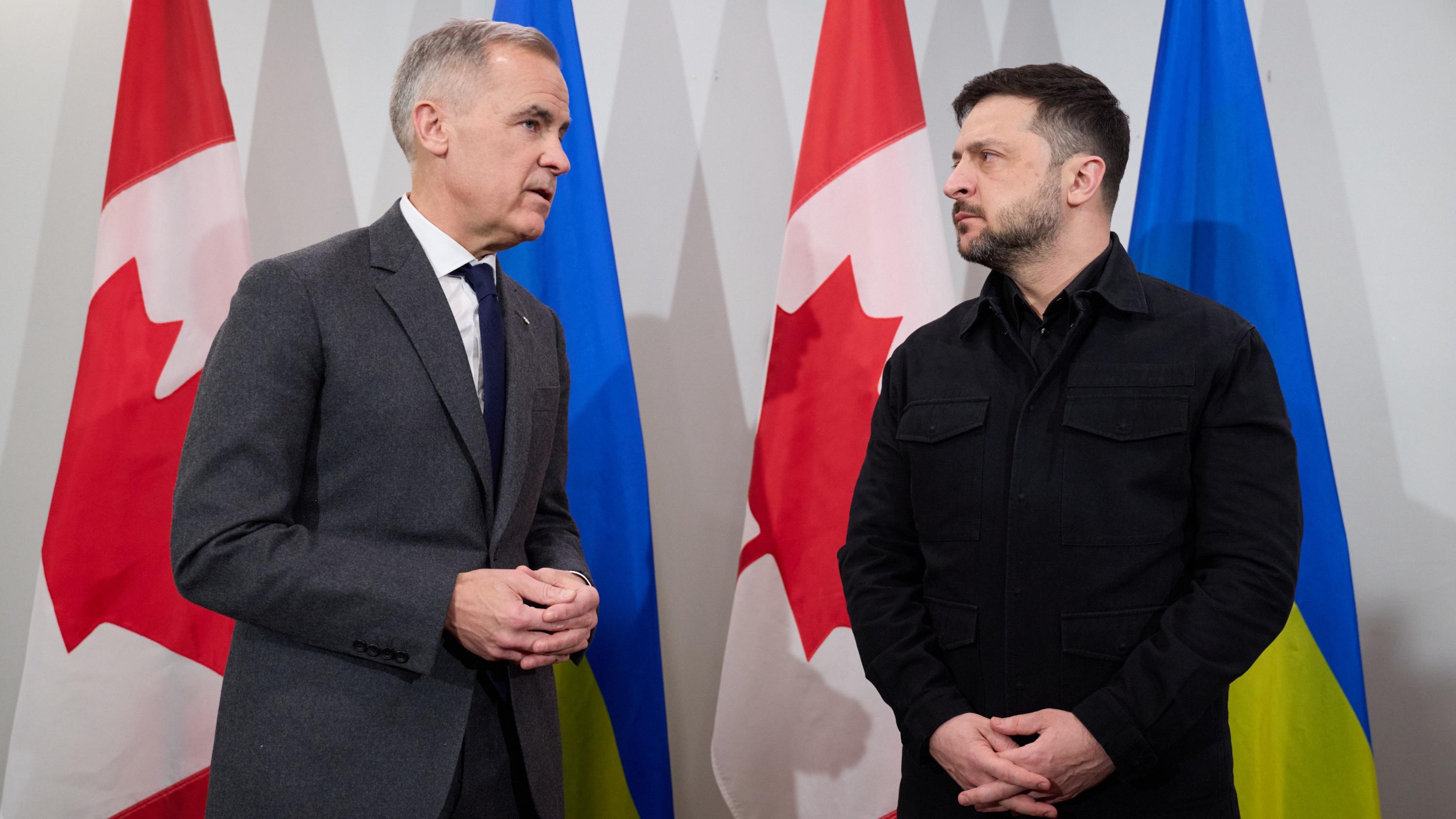 Canadian PM announces new support for Ukraine in meeting with Zelensky