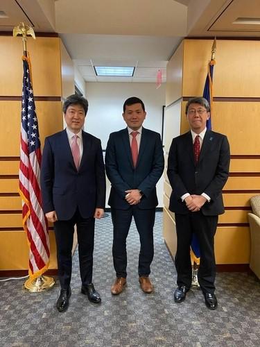 US, South Korea, Japan hold talks to reaffirm 'unwavering' commitment to trilateral cooperation