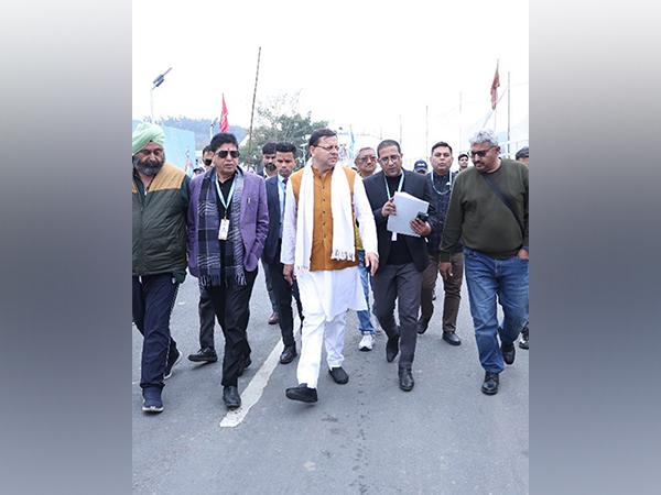 Uttarakhand CM Dhami Inspects Rajiv Gandhi Stadium