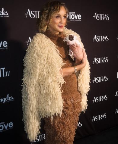 Sharon Stone introduces ‘newest member of the family’