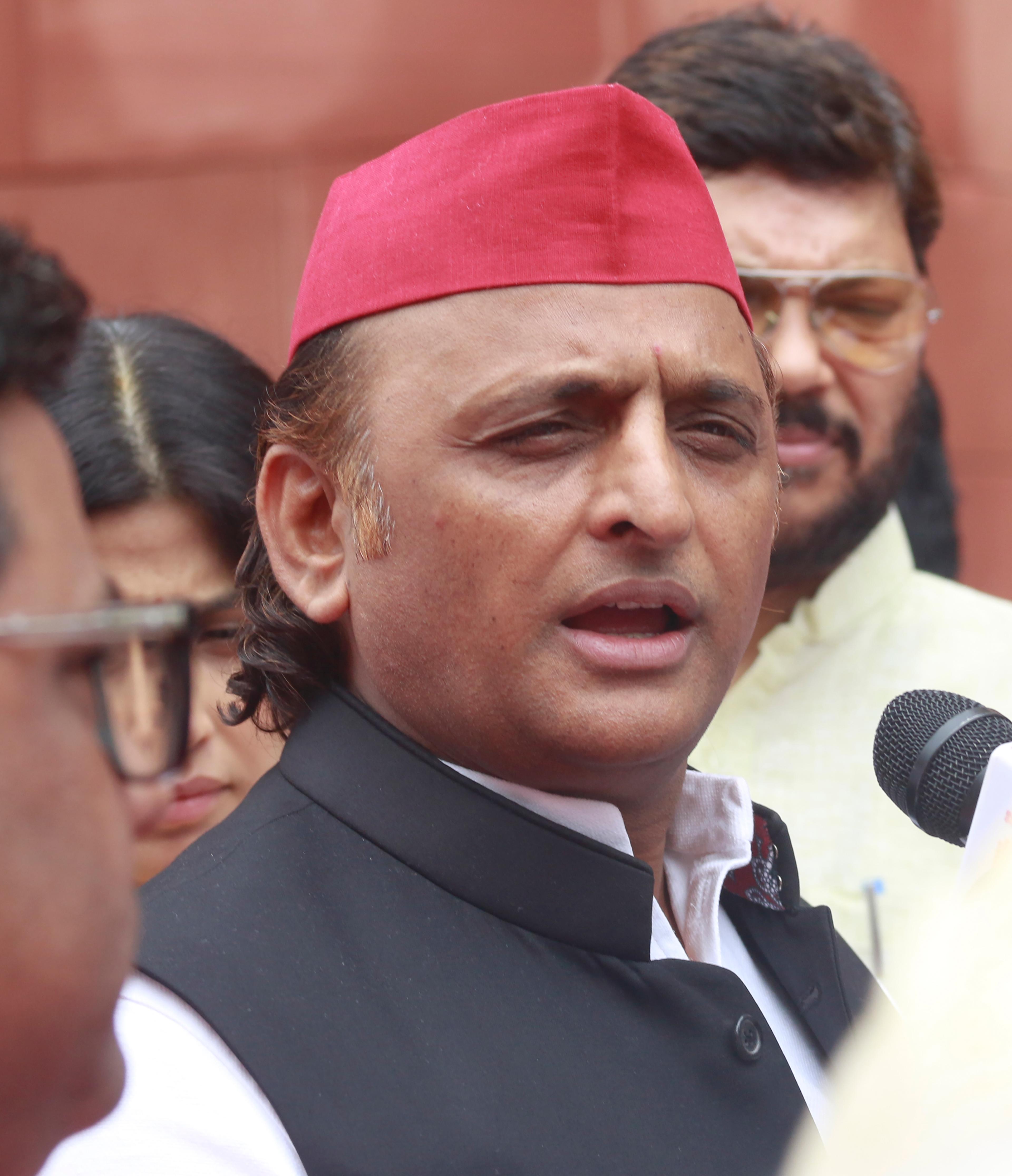 Akhilesh Yadav slams govt over fertiliser crisis; says farmers forced to protest across UP