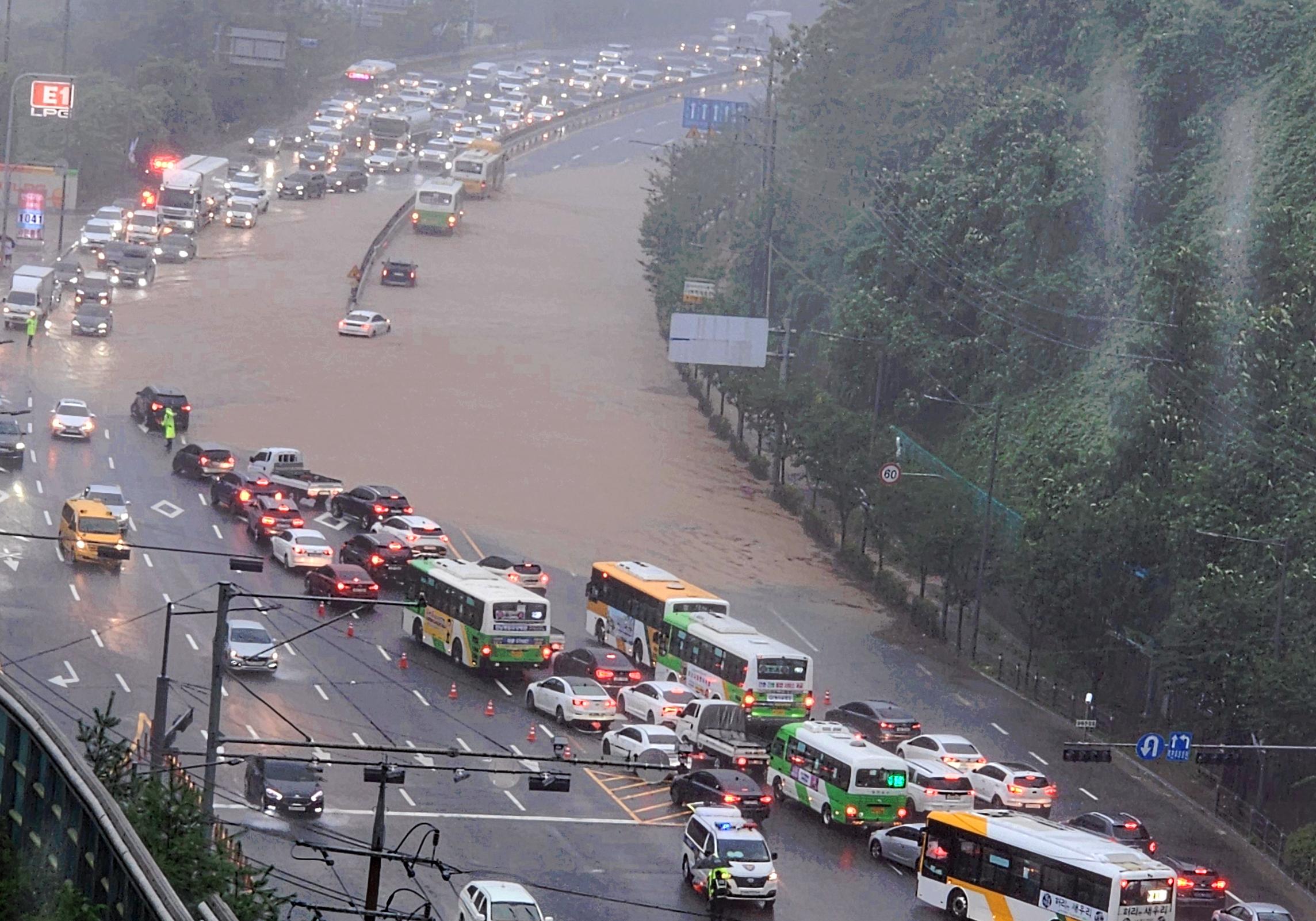 South Korea: Torrential rains kill four; two missing, over 5,600 evacuated