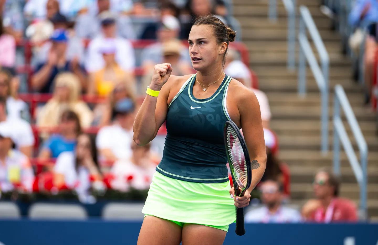 Cincinnati Open: Sabalenka survives Vondrousova test, sets up Raducanu clash
