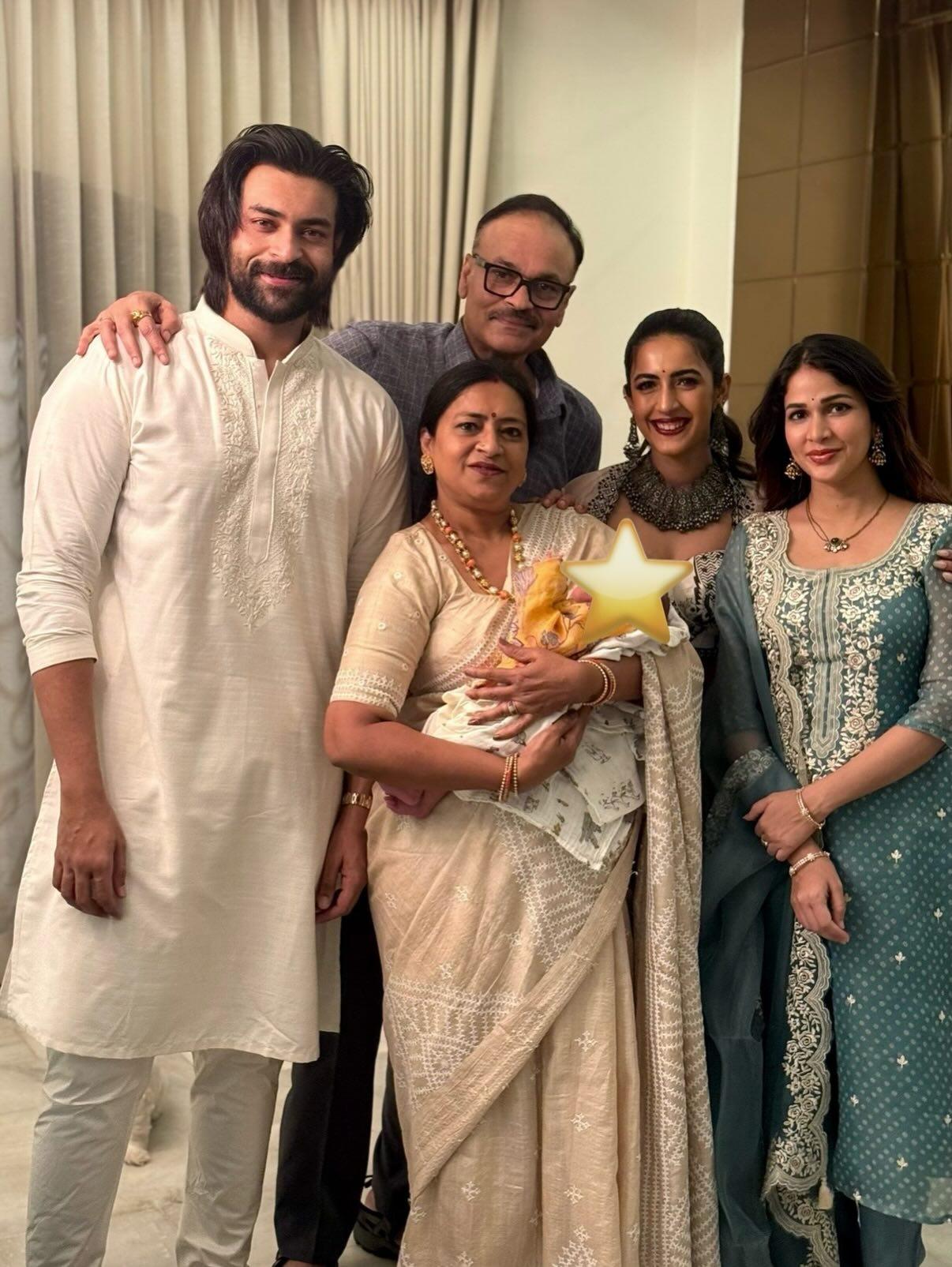 Actor Varun Tej shares pics of his son Vaayuv Tej's first Deepavali