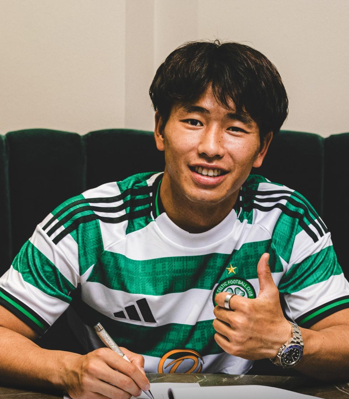 Celtic sign Japanese forward Shin Yamada on four-year deal