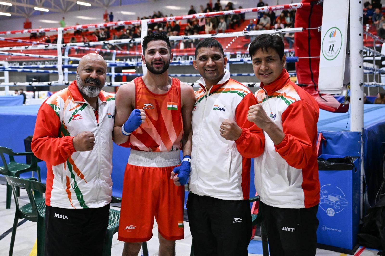 BOXAM Elite: 12 Indians enter finals as Sachin, Lovlina lead charge on penultimate day