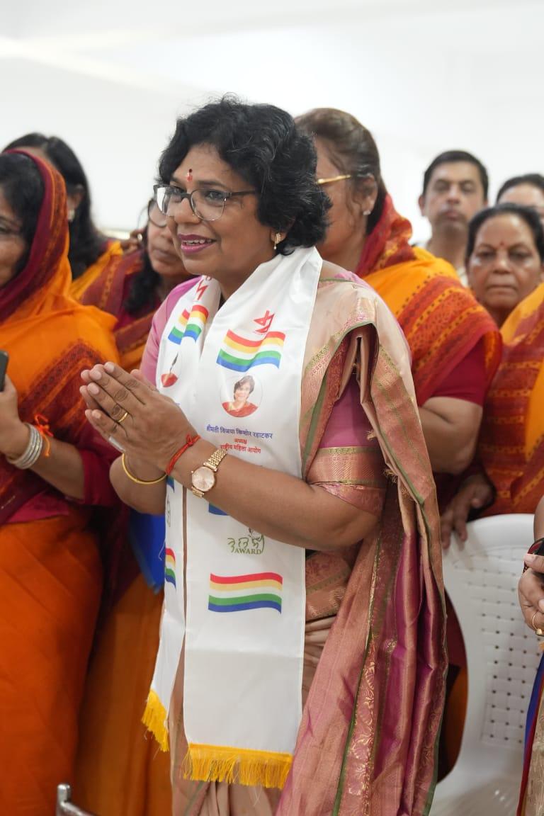 NCW chief Vijaya Rahatkar presented with Acharya Tulsi Award for women empowerment