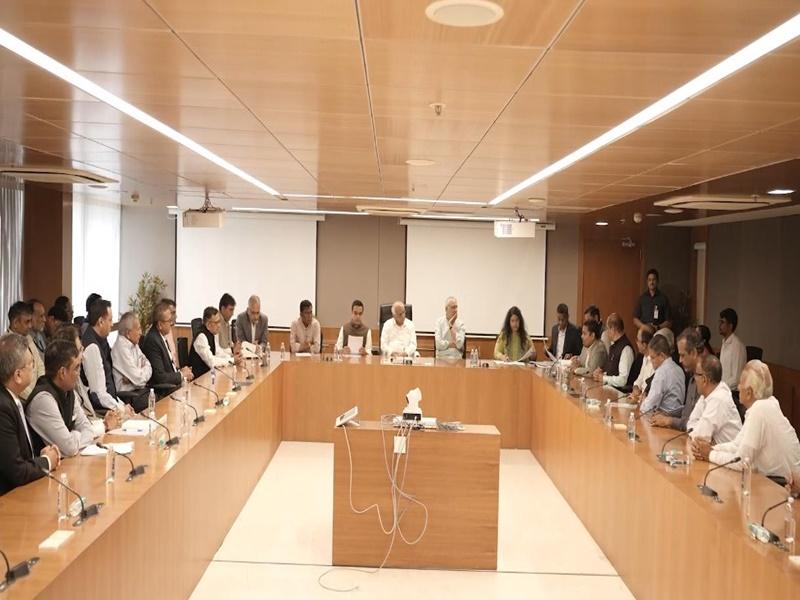 Gujarat CM Bhupendra Patel holds post-Budget dialogue with industrialists