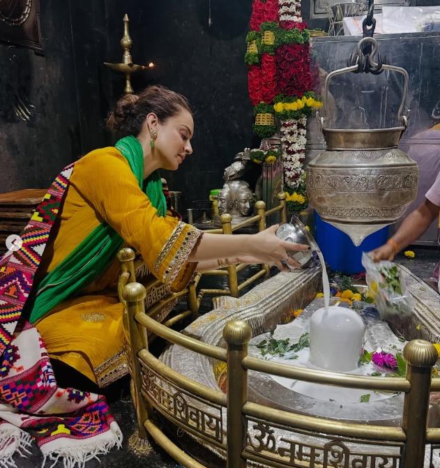 Kangana Ranaut shares her joy of completing a decade-long pilgrimage to all 12 Jyotirlingas