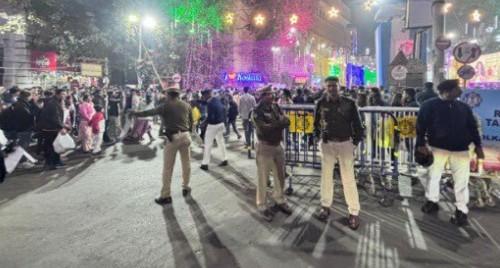 Kolkata police tighten security for New Year celebrations