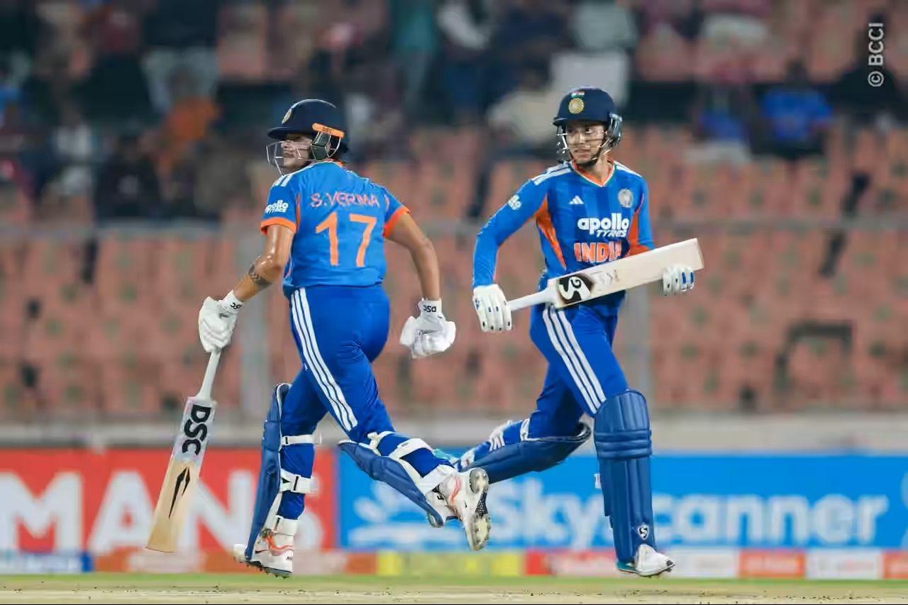 4th T20I: Smriti Mandhana makes 80, Shafali hits 79 as India smash 221/2 against Sri Lanka