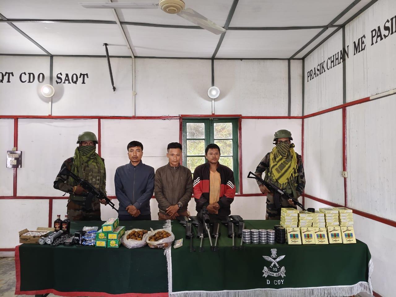 Assam Rifles foils arms and drugs smuggling bid in Mizoram