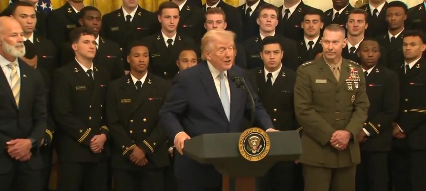 Iranian Navy at the bottom of the sea, claims Trump