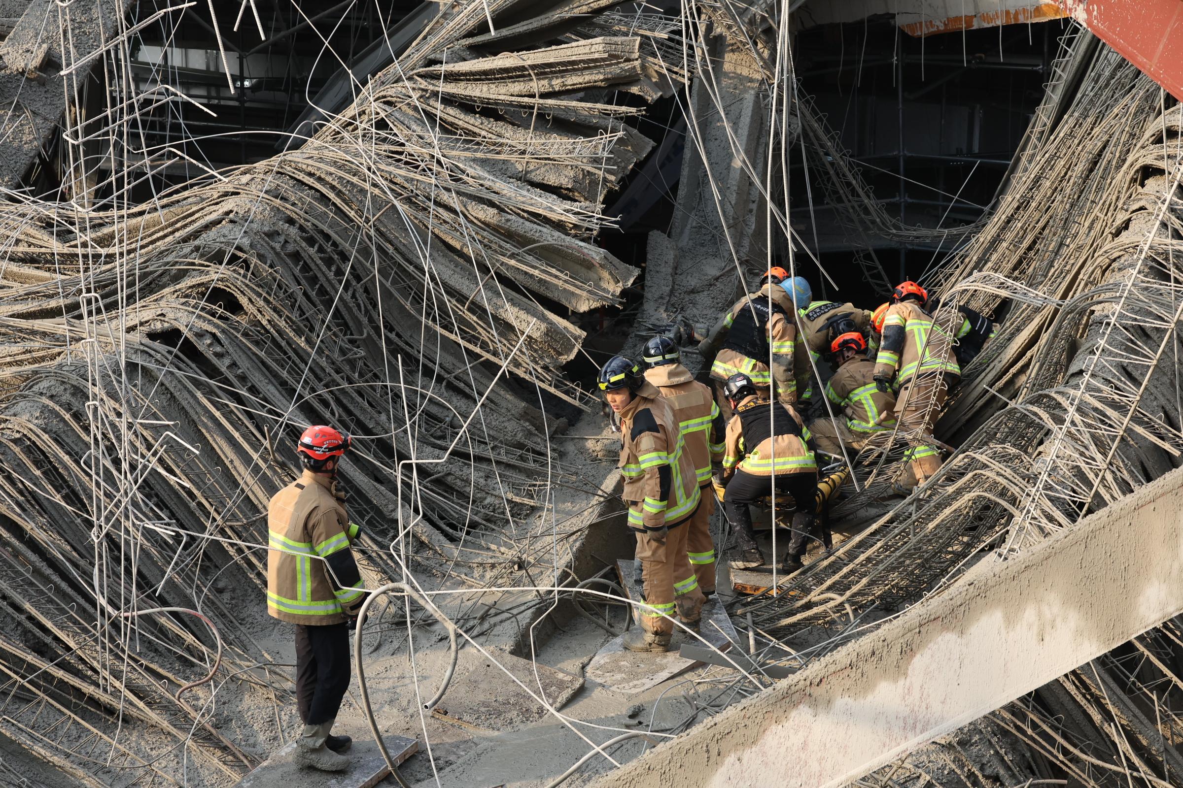 South Korea: Two killed, two trapped after collapse at library construction site in Gwangju