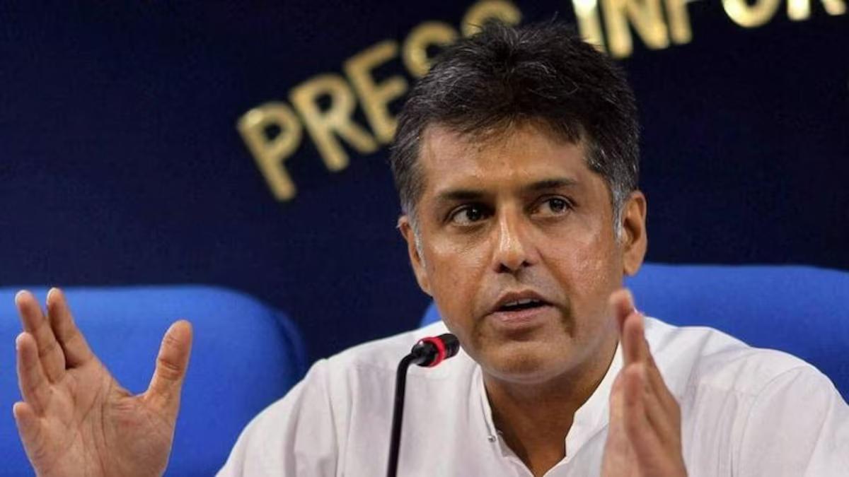 Congress leader Manish Tewari