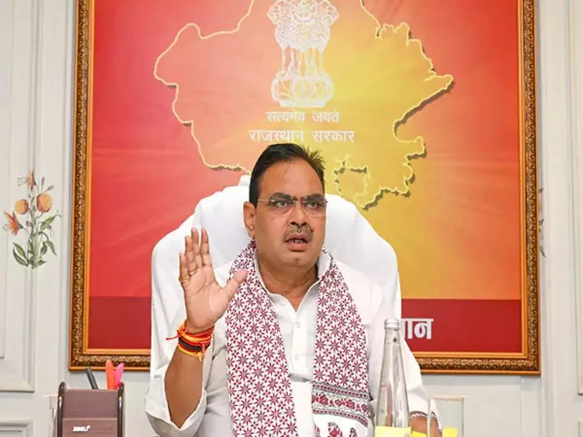Rajasthan CM Bhajan Lal Sharma