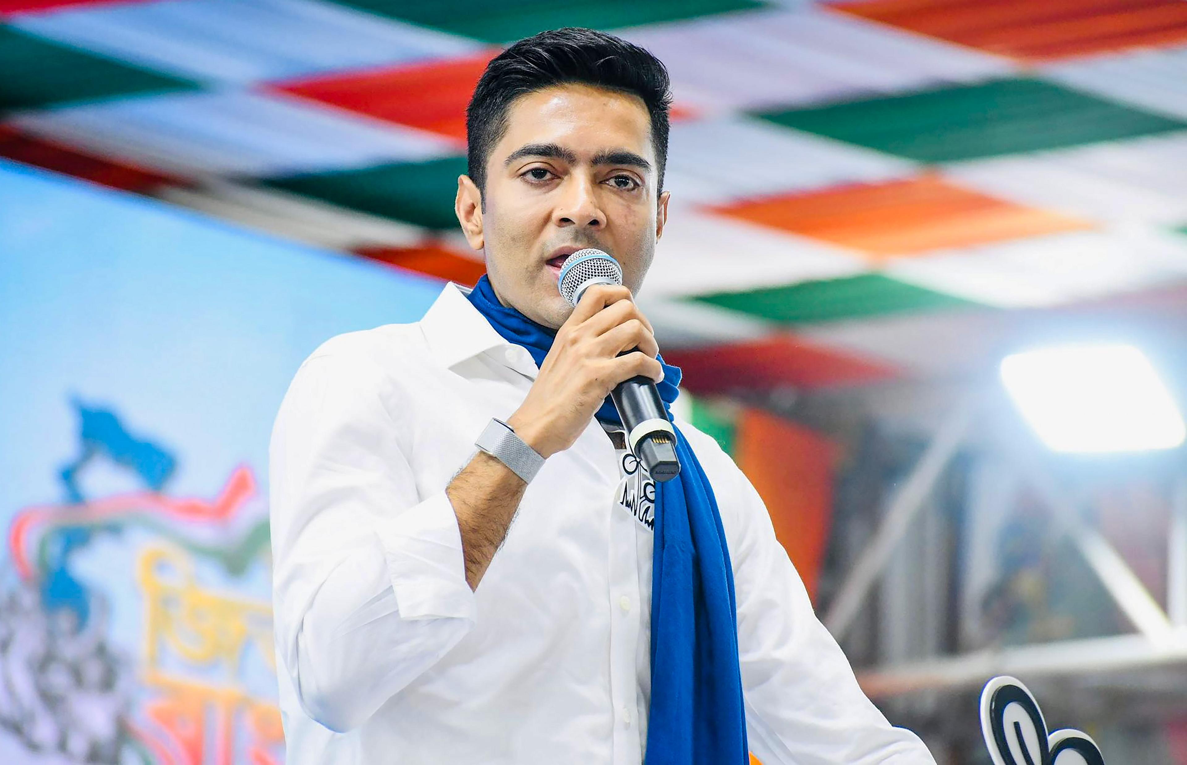 Abhishek Banerjee targets Adhir, Humayun; alleges BJP 'tie-up'