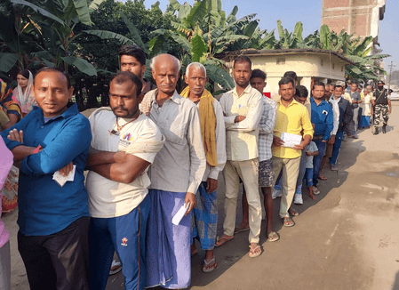 Bihar Elections: Enthusiasm among voters, 31.38 per cent polling till 11 a.m; Kishanganj leading