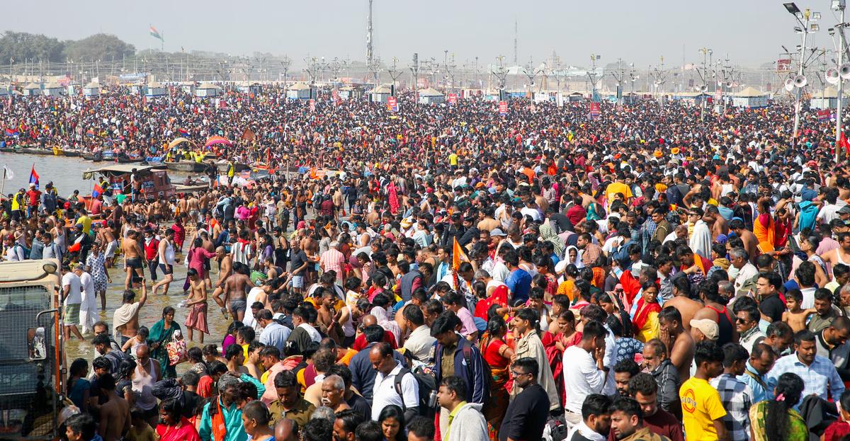 Mahakumbh 2025 Triveni Ghat Prayagraj