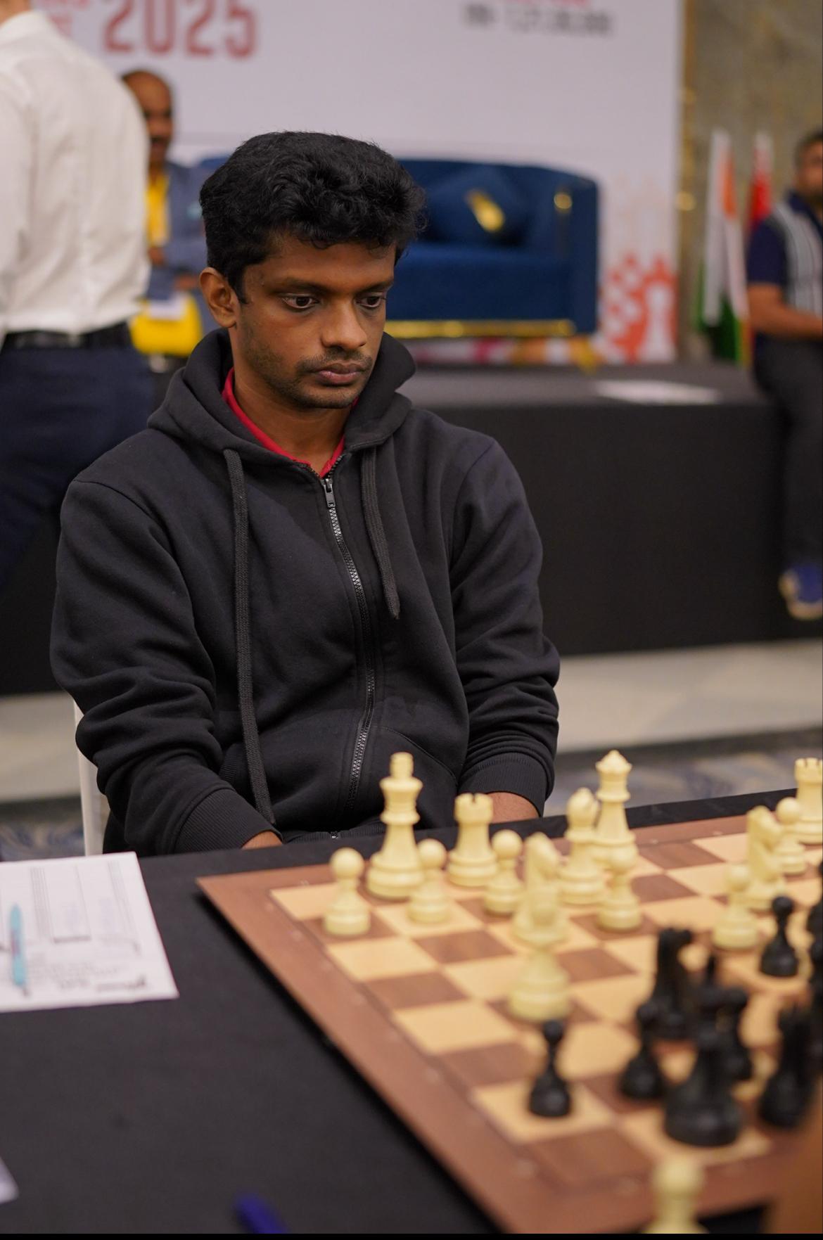 Delhi GM Open 2025: Deepan Chakkravarthy, Narayanan, Sivuk among leaders after Day 2