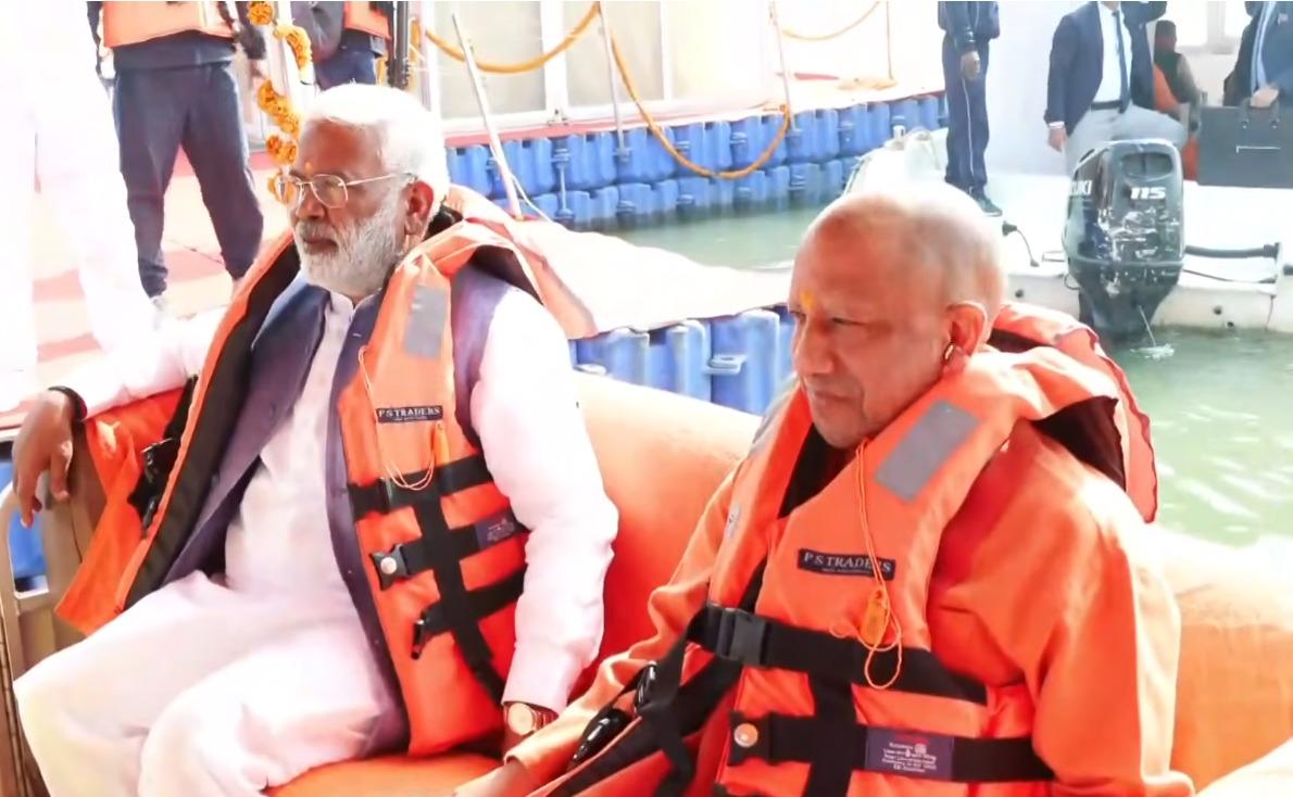 Magh Mela 2026: UP CM Adityanath offers prayers at holy Ganga river in Prayagraj