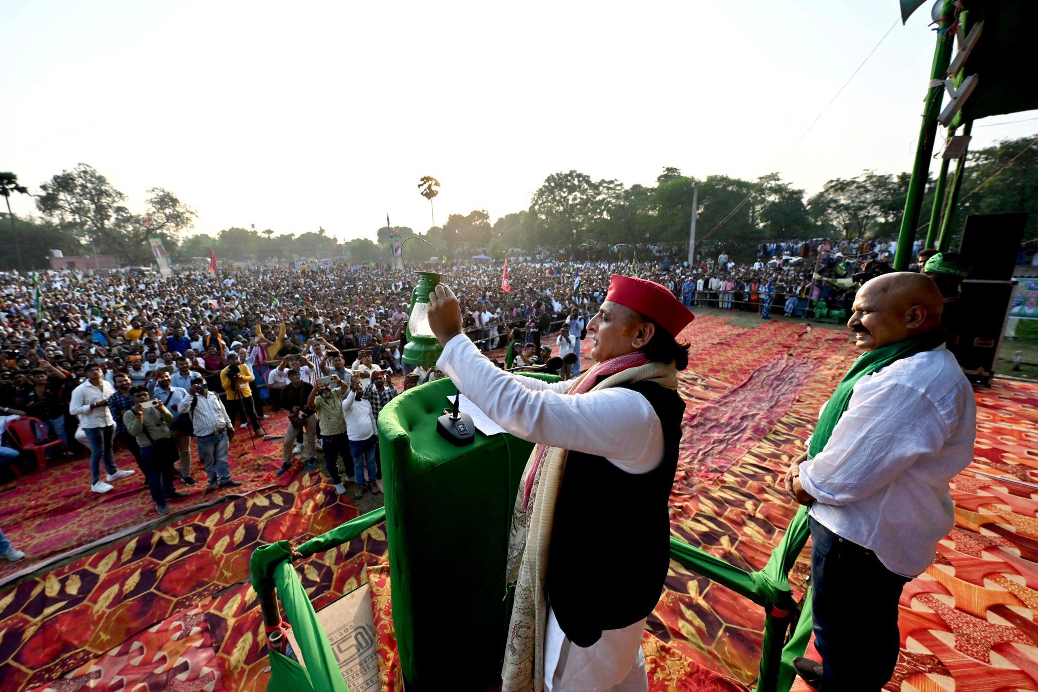 BJP’s bundle-raj will end, INDIA bloc will form govt in Bihar, says Akhilesh Yadav in 4-rally blitz