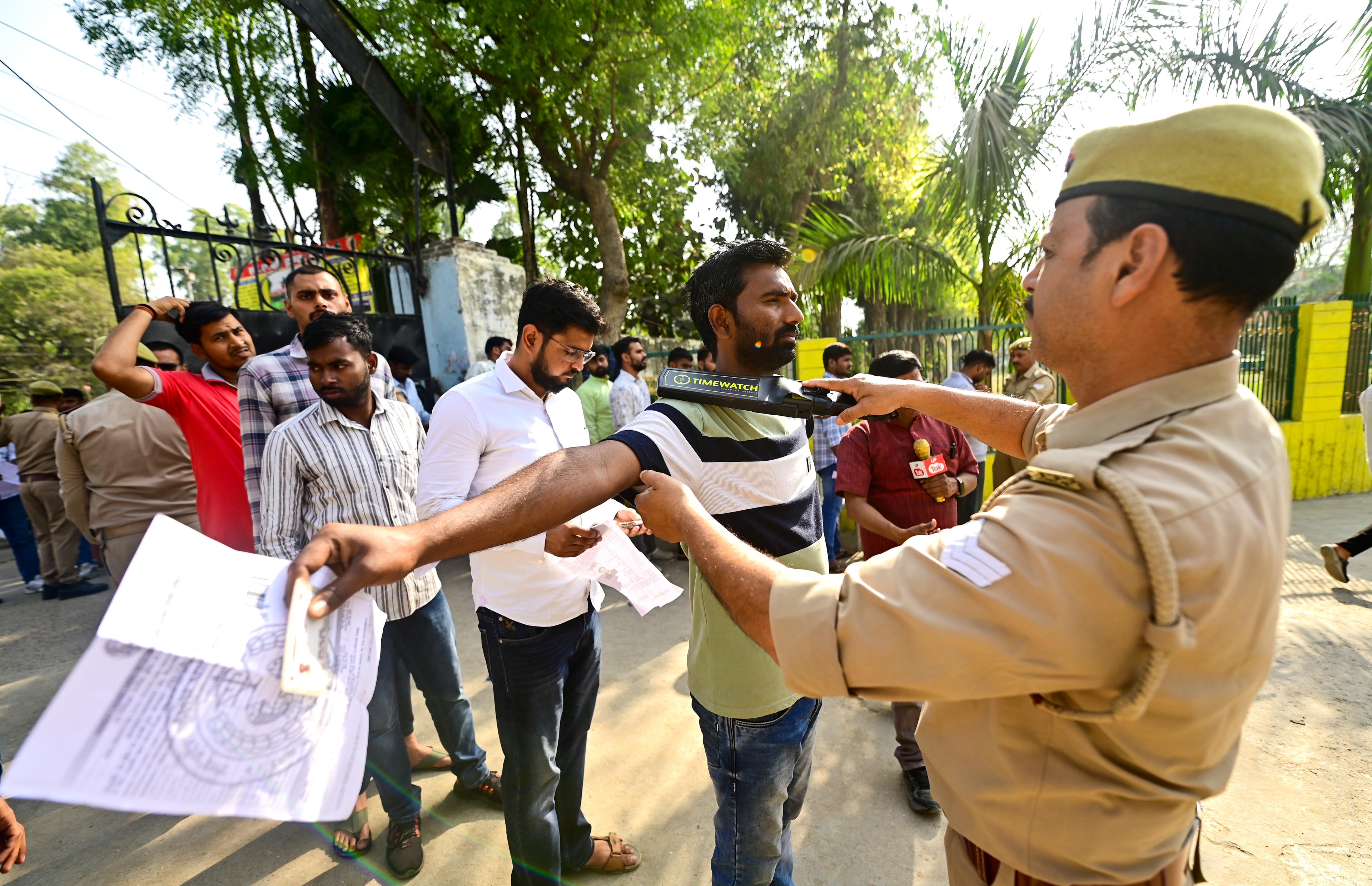 'Attempt to divide society': Cong, BJP on UP Police SI exam row