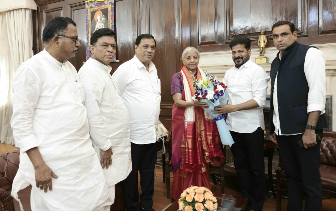 Telangana CM meets Sitharaman, seeks restructuring of loans