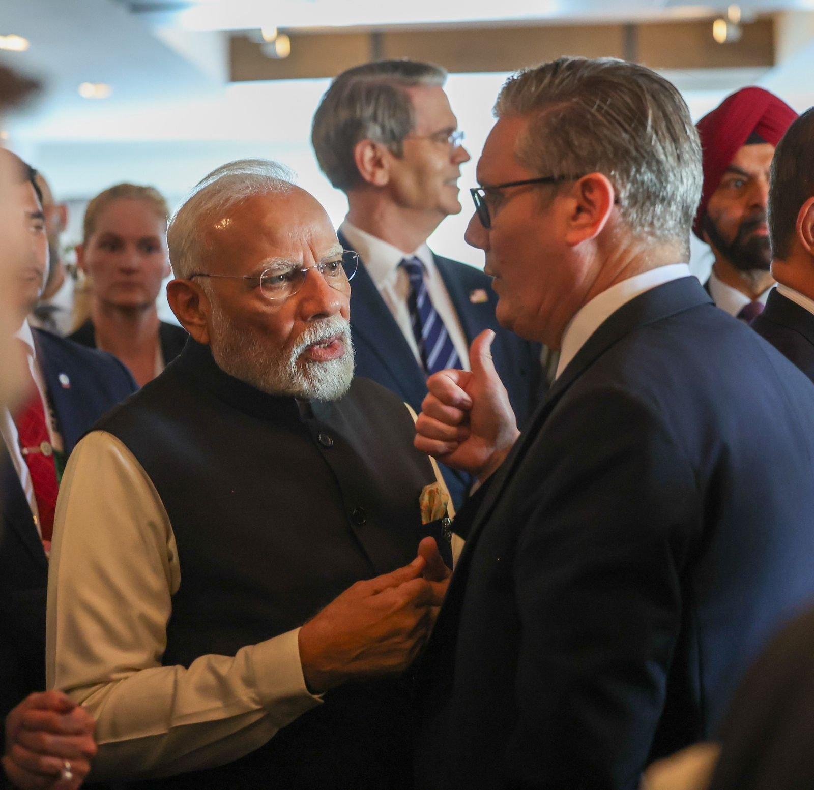 PM Modi meets UK counterpart Starmer at G7 Summit, says 'will keep working together' to strengthen ties