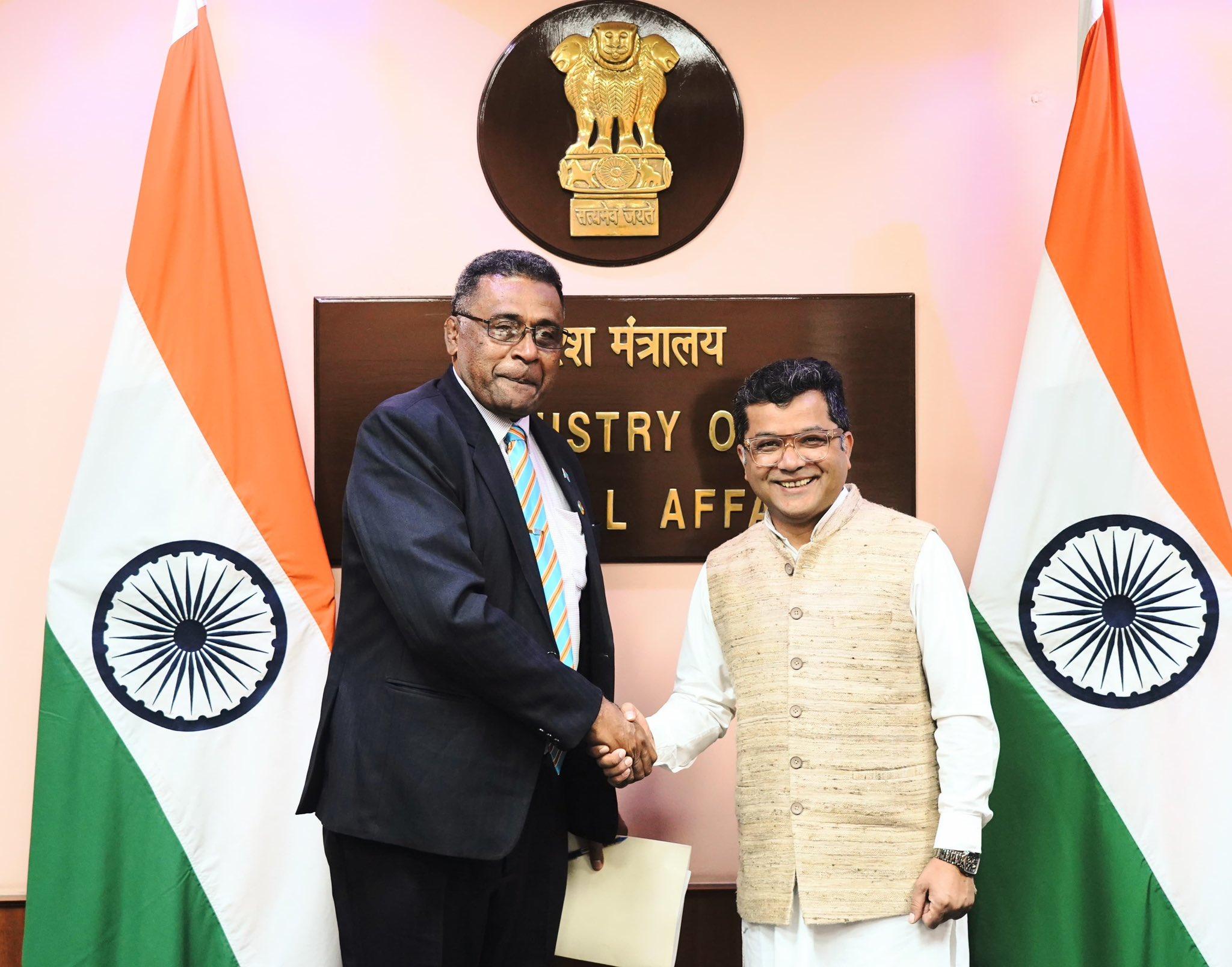India, Fiji discuss bilateral ties, possibilities for cooperation in digital infrastructure