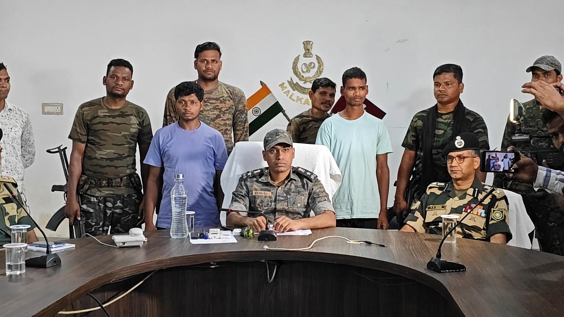 Odisha Police arrest two dreaded CPI (Maoist) cadres in Malkangiri district