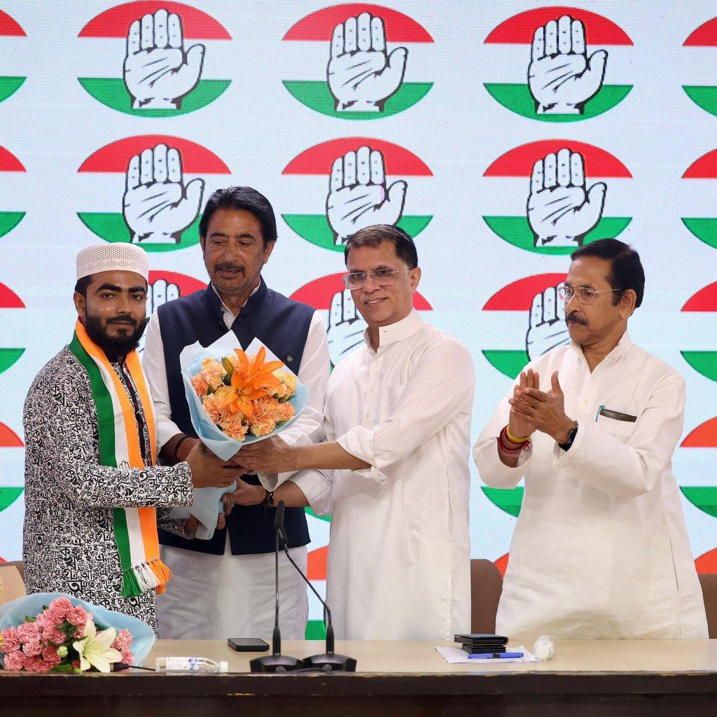 Social activist joins Congress